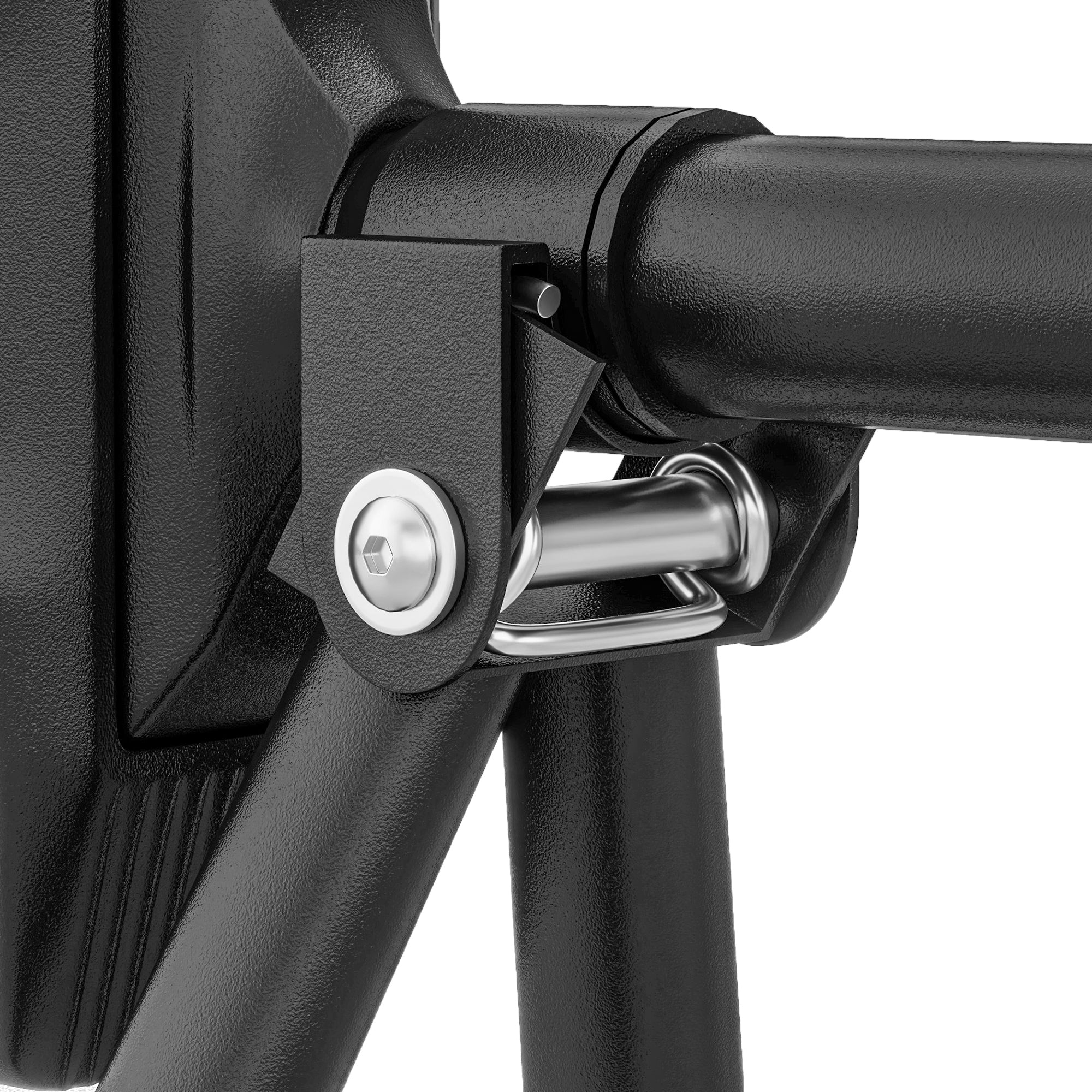 SPORTNOW pull-up bar adjustable for door frames, 225 kg load, black