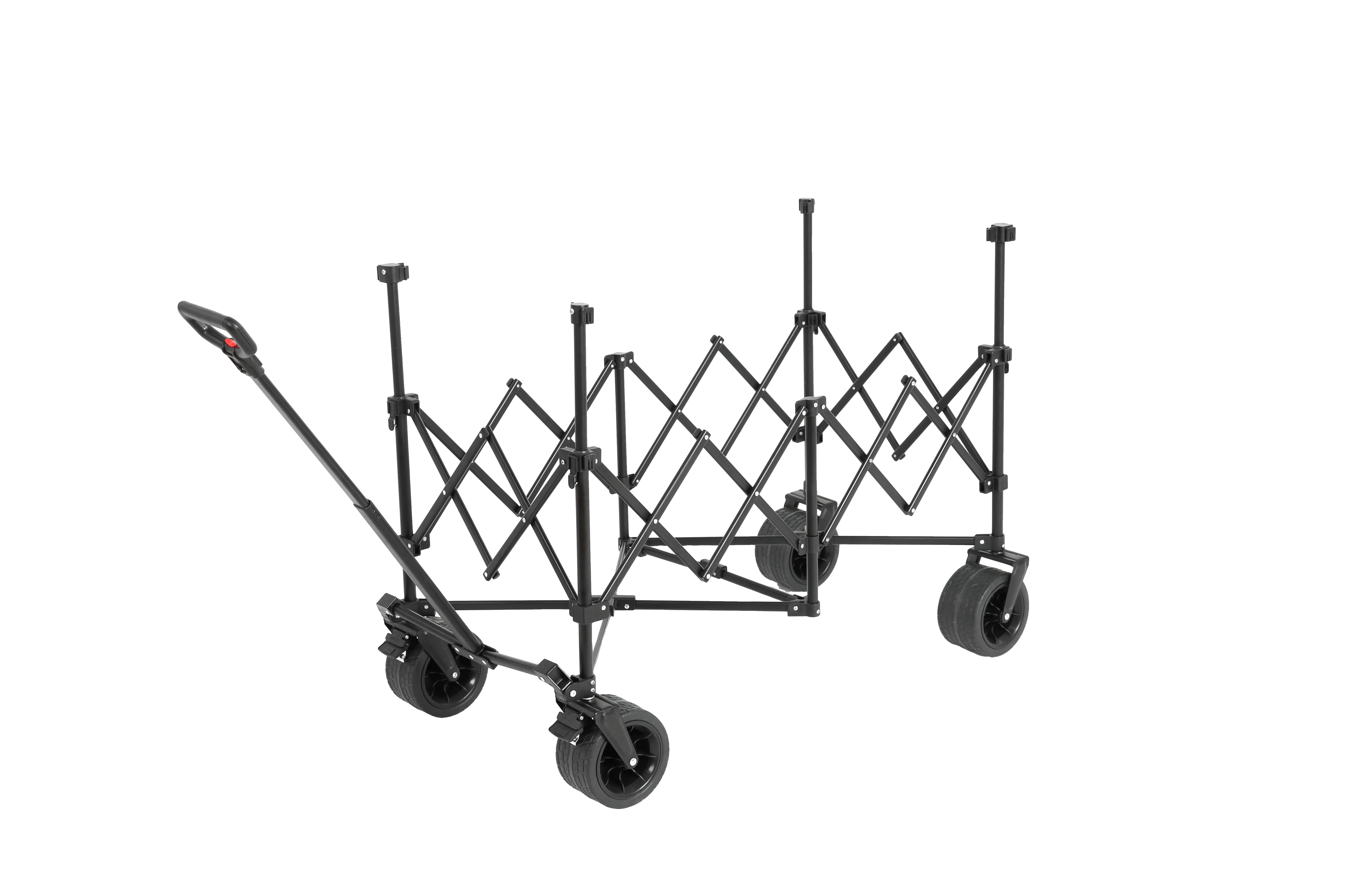 Beach Wagon Collapsible with Big Wheels Heavy Duty Black