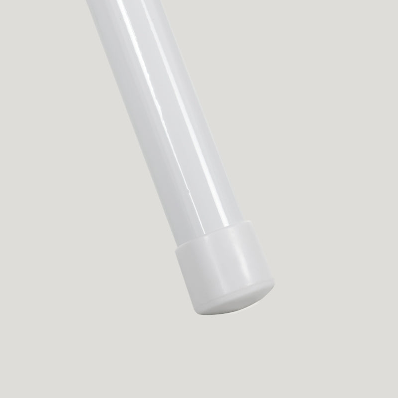 Folding Chairs, Portable Office with Cushions, Faux Leather White