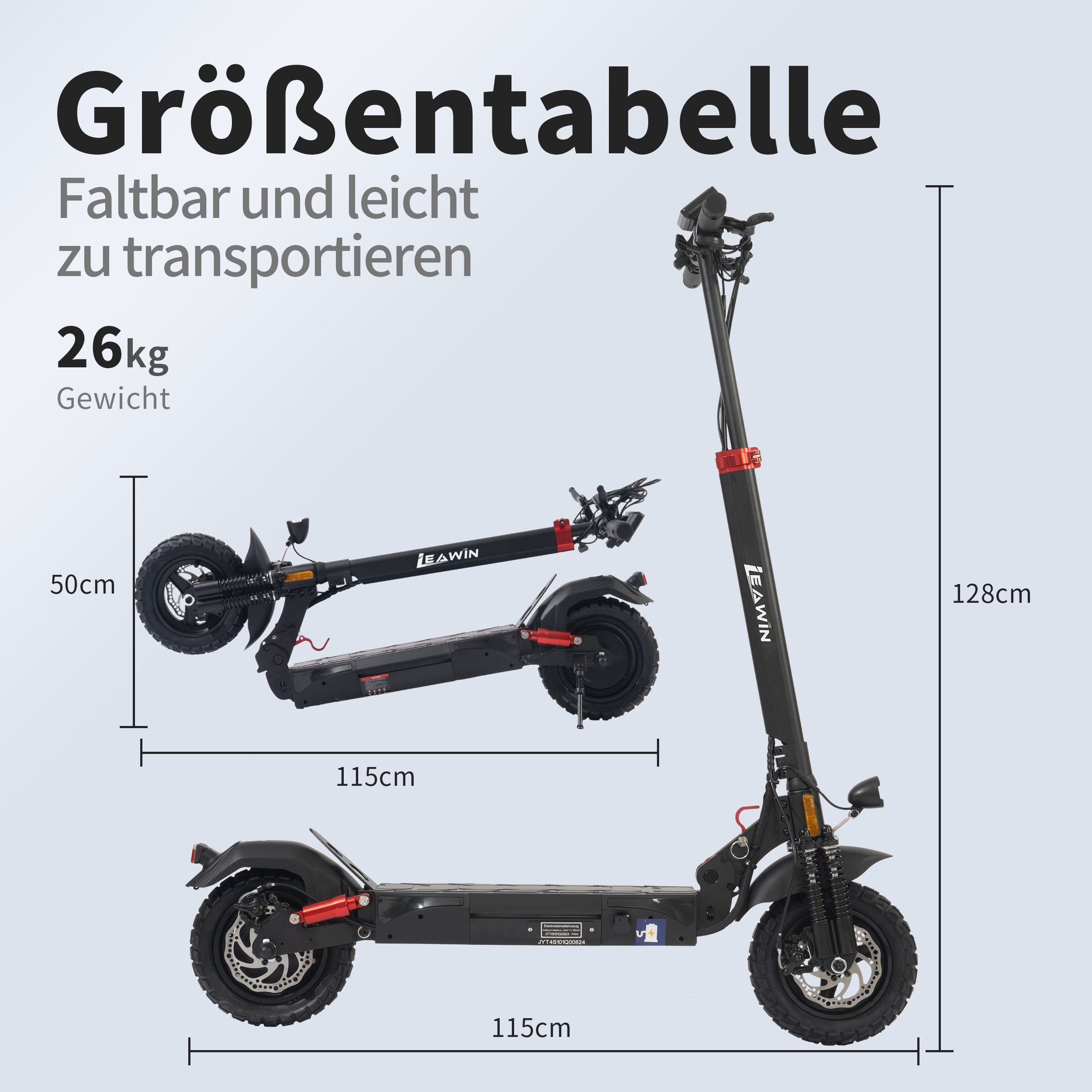 E-Scooter 10-Inch Foldable Road Legal 60km Range 500W Double Shock