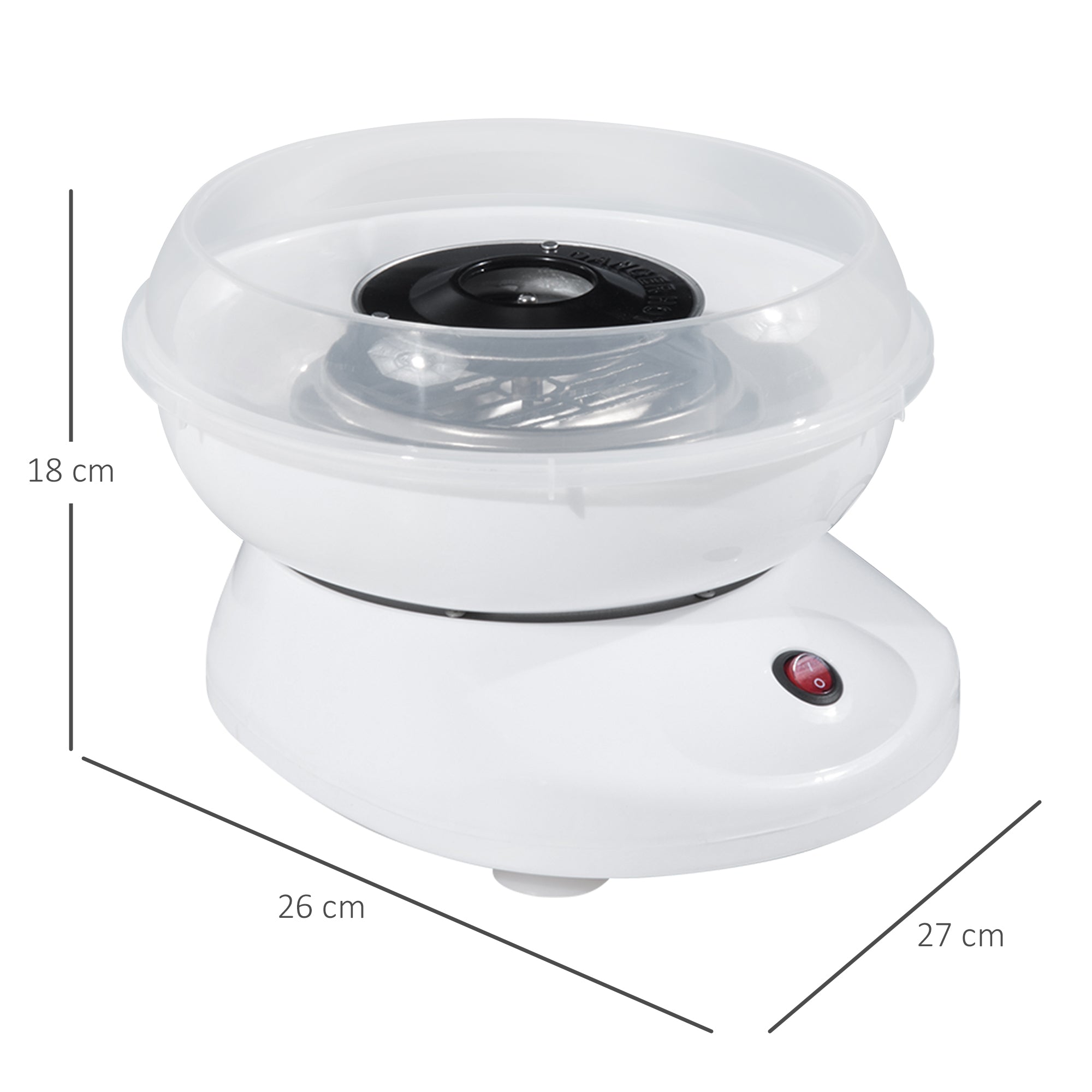 Cotton Candy Machine for Parties, Easy Use, White