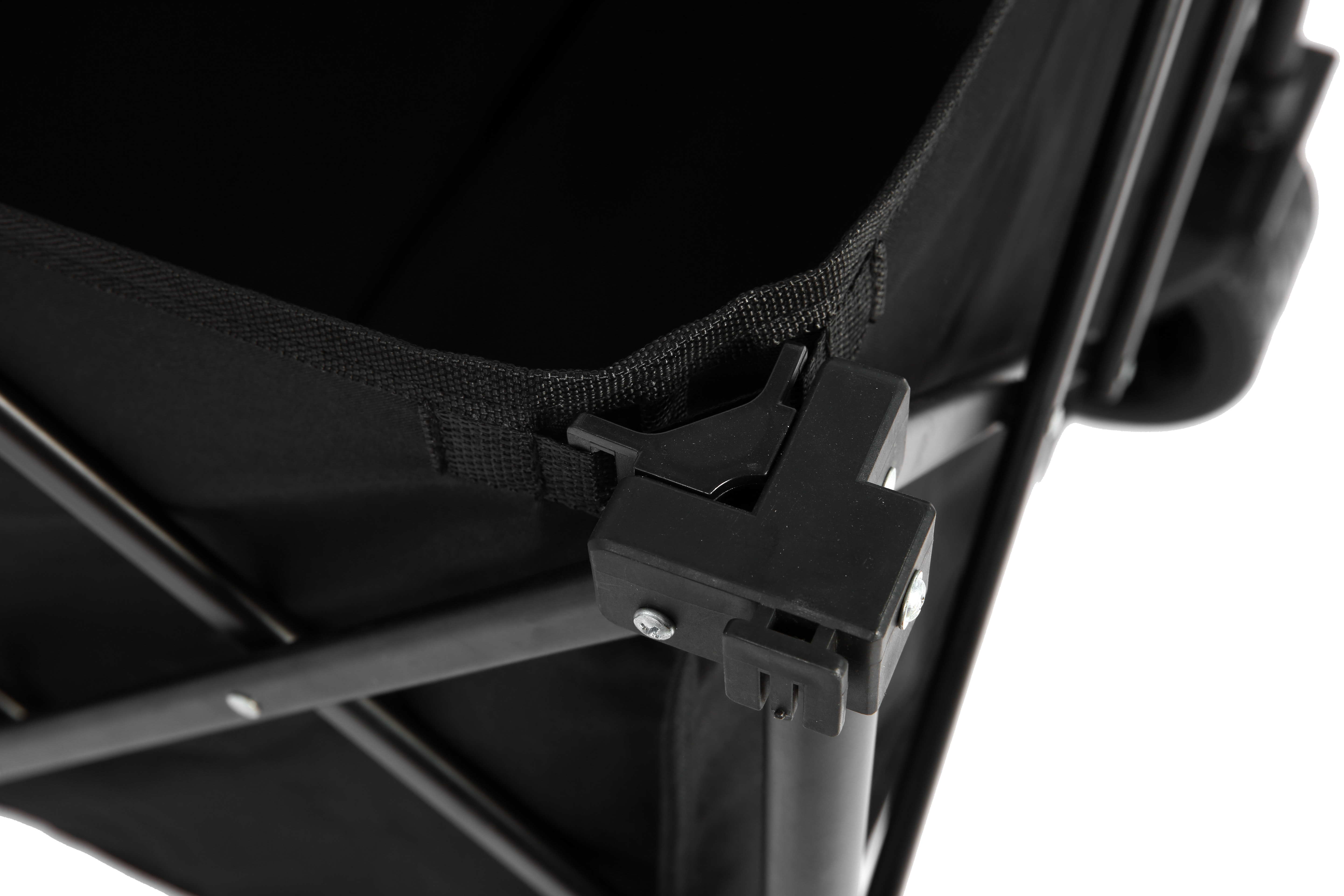 Foldable Extended Wagon, 220lbs Capacity, 300L, All-Terrain Wheels, Black