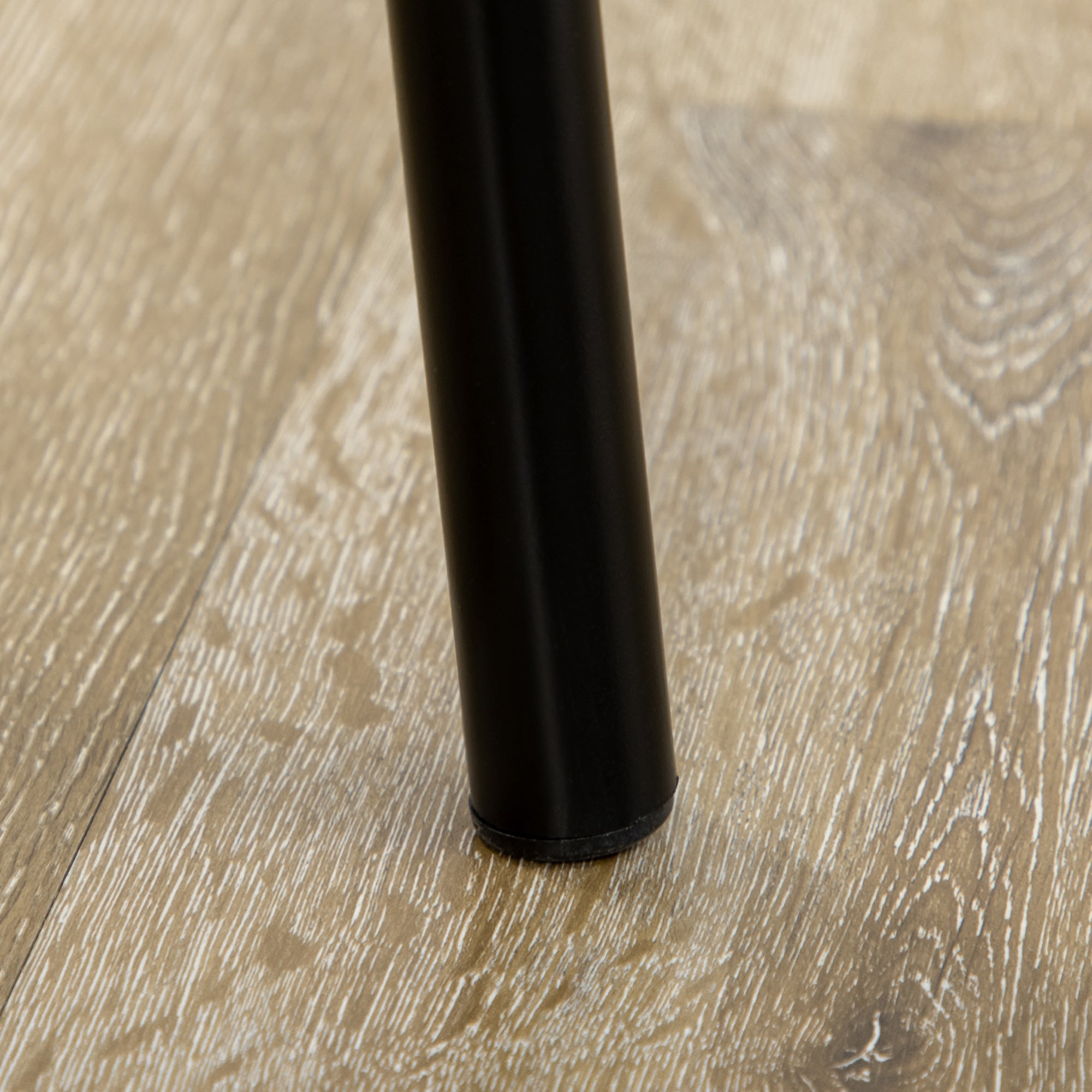 Bistro Set Dining Table and 2 Chairs 80cm Black