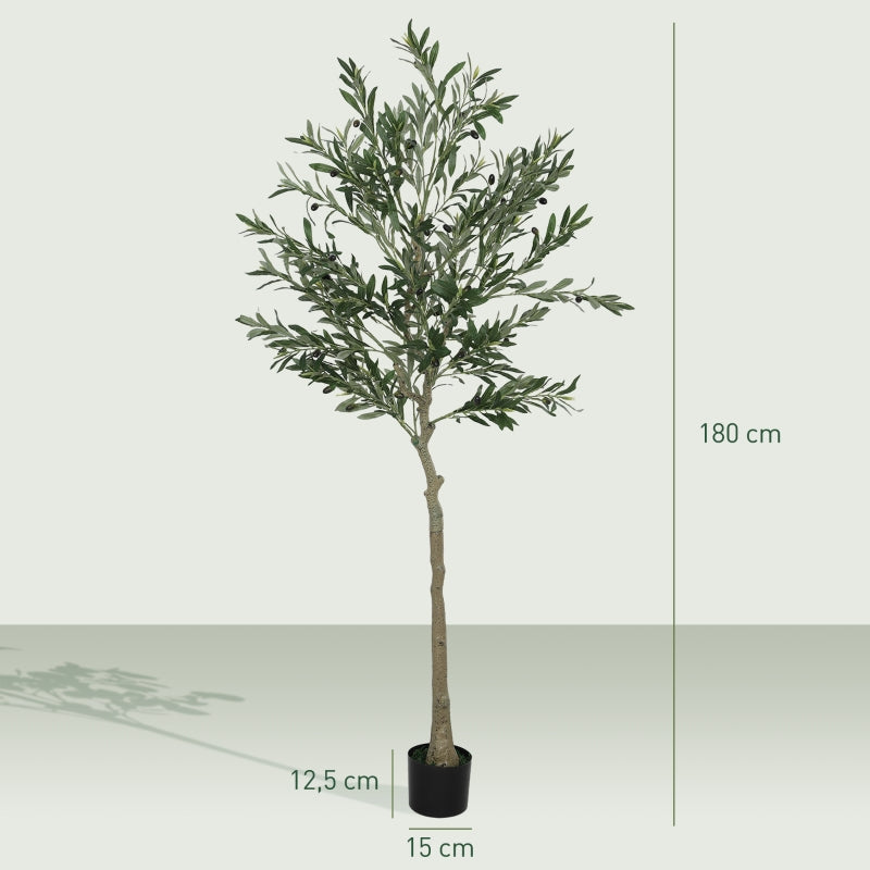 Artificial Olive Tree, Large 180cm, Plastic