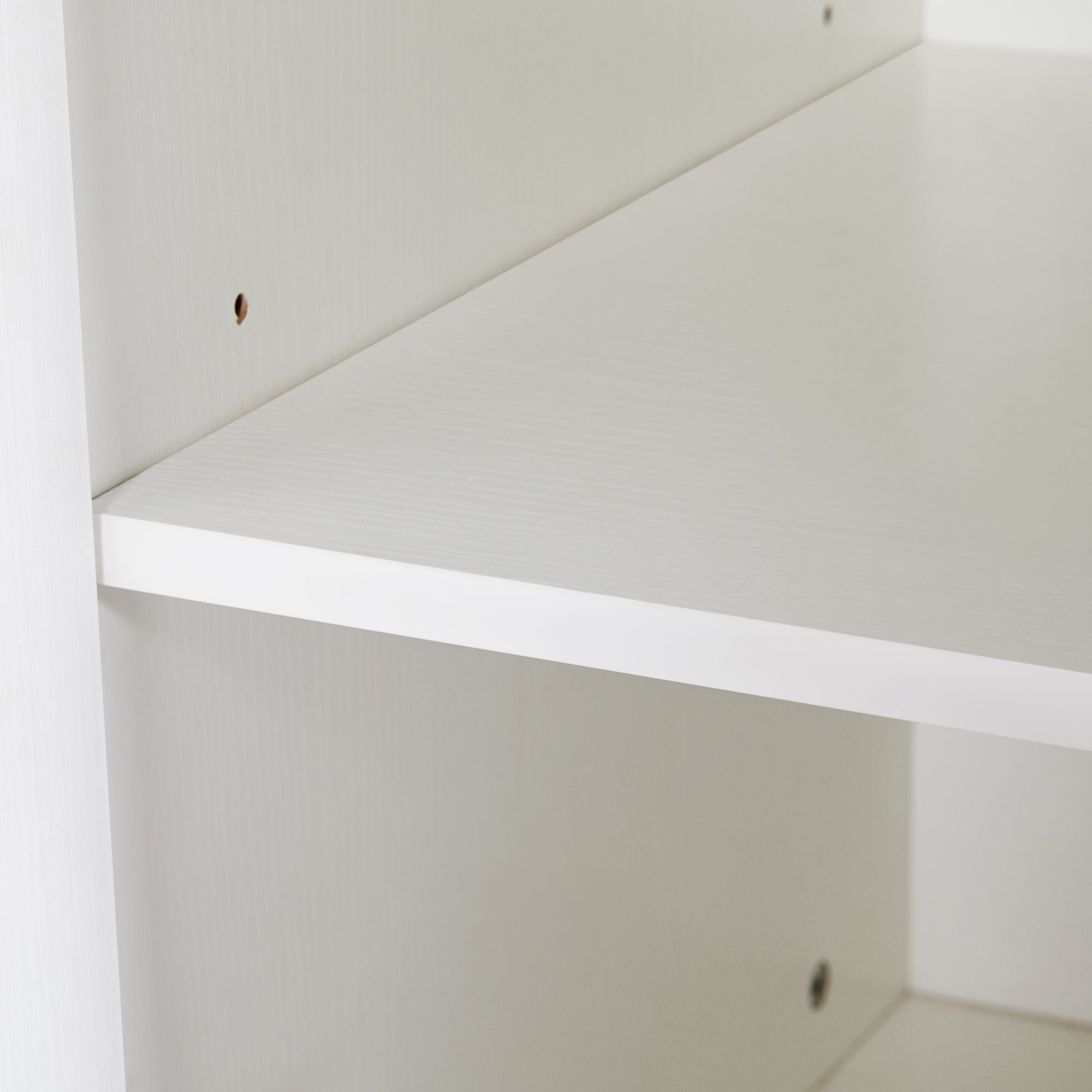 Extendable Bar Table Dining Table with Storage 6 Shelves - White