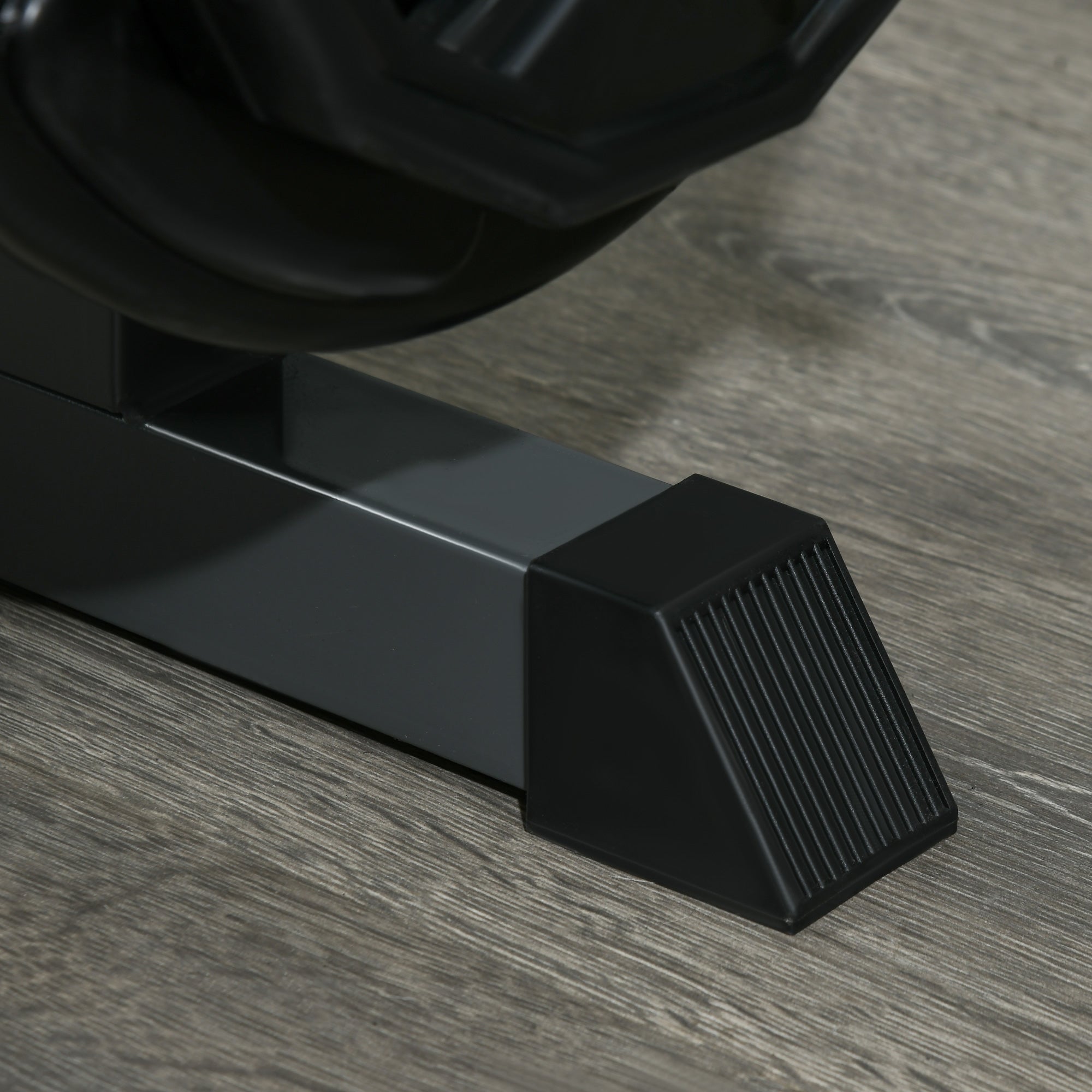 Adjustable Leg Extension Machine Plate Loading Lower Body Training, Steel Black