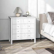 Chest of Drawers Sideboard, Quiet Opening/Closing, Anti-Tip, White