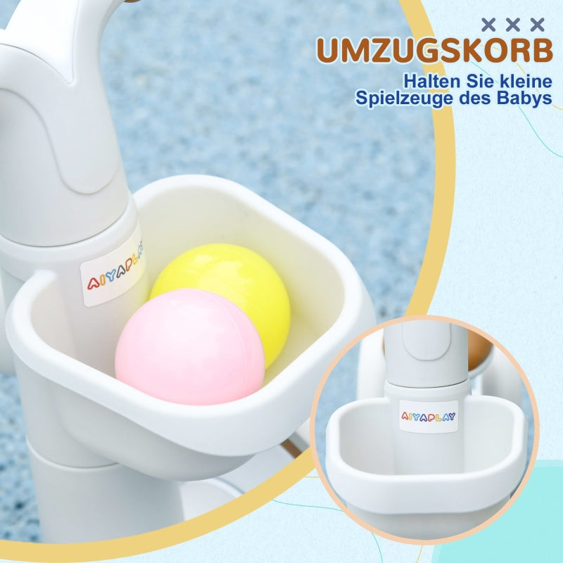 Balance Bike with Adjustable Seat and Whisper Wheels for 1-3 Years, Green and White