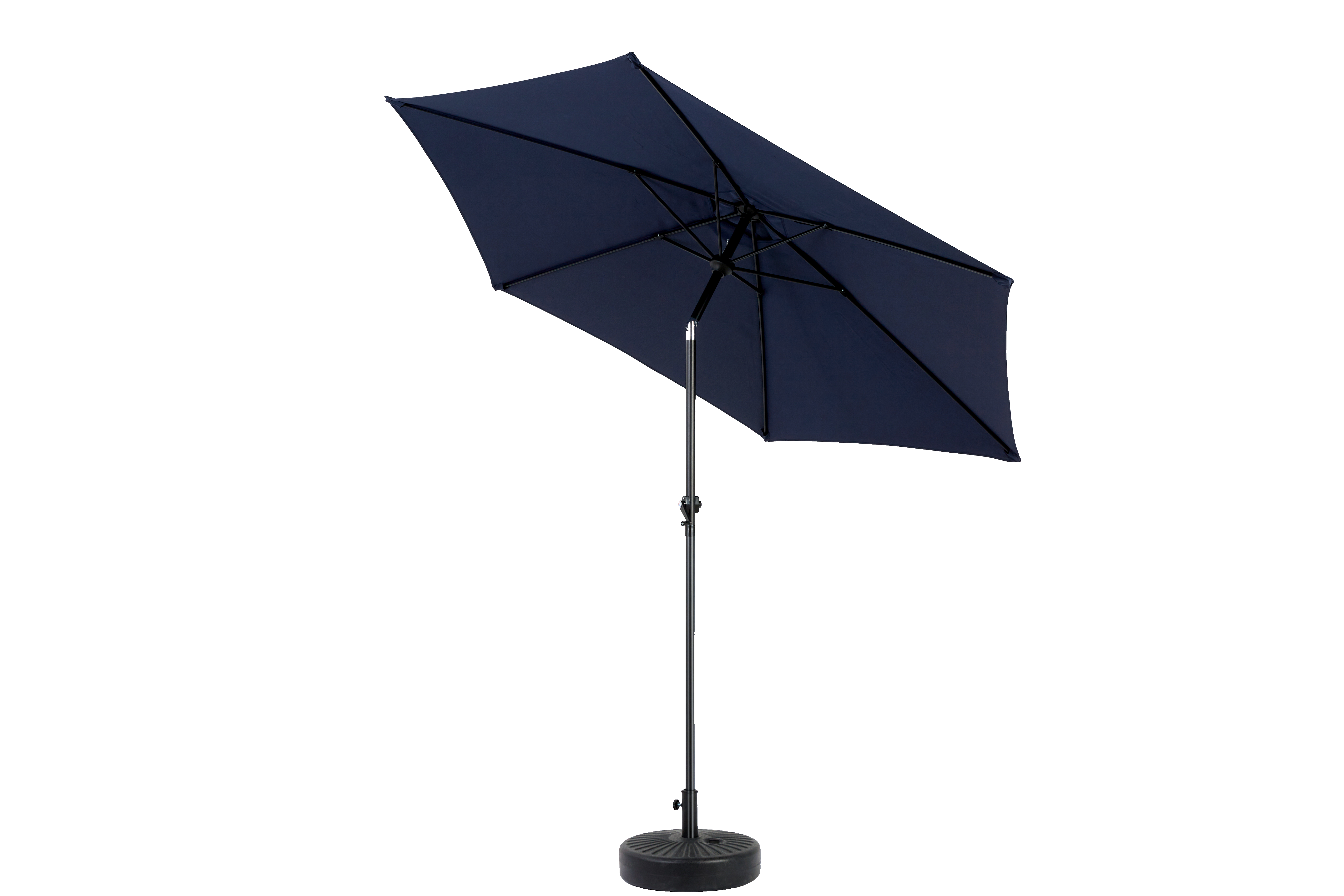9 Ft Double Sided Outdoor Umbrella Rectangular Large with Crank, Navy Blue