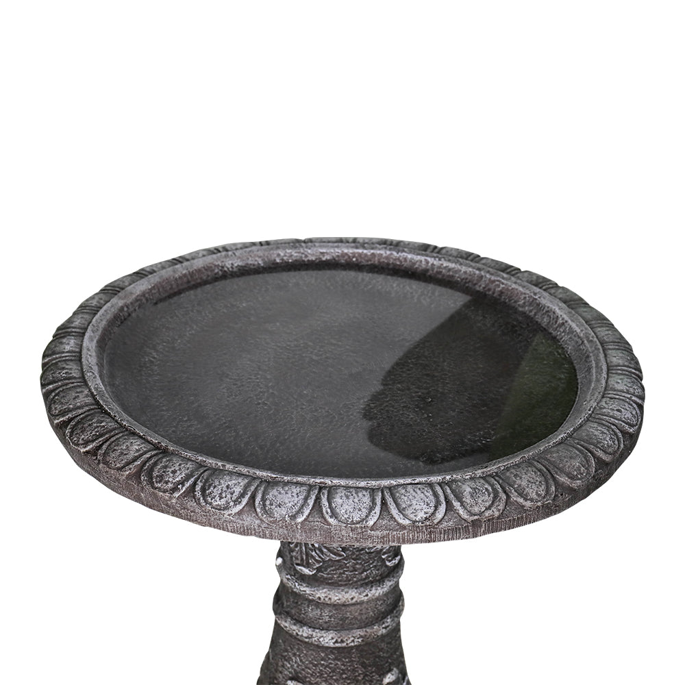 Birdbath Fountain 62cm Height x 51cm Diameter, Fiber-Reinforced Concrete
