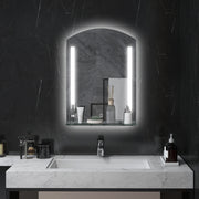 Kleankin Bathroom Mirror, LED, Touch Switch, Aluminum