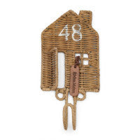 Rustic Rattan Happy Home Hook