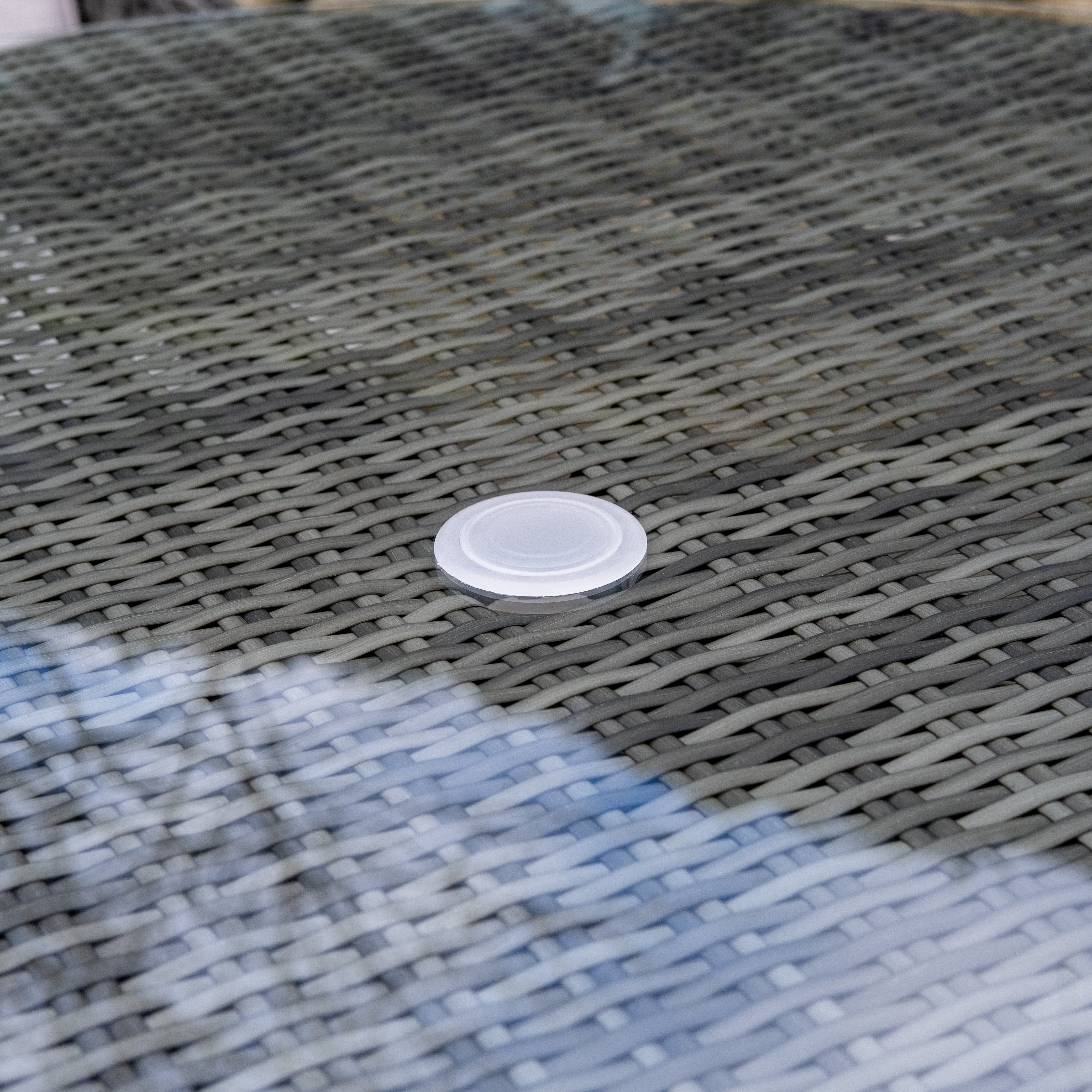 Parma - 4 Seater Set with 120cm Round Table (Grey)