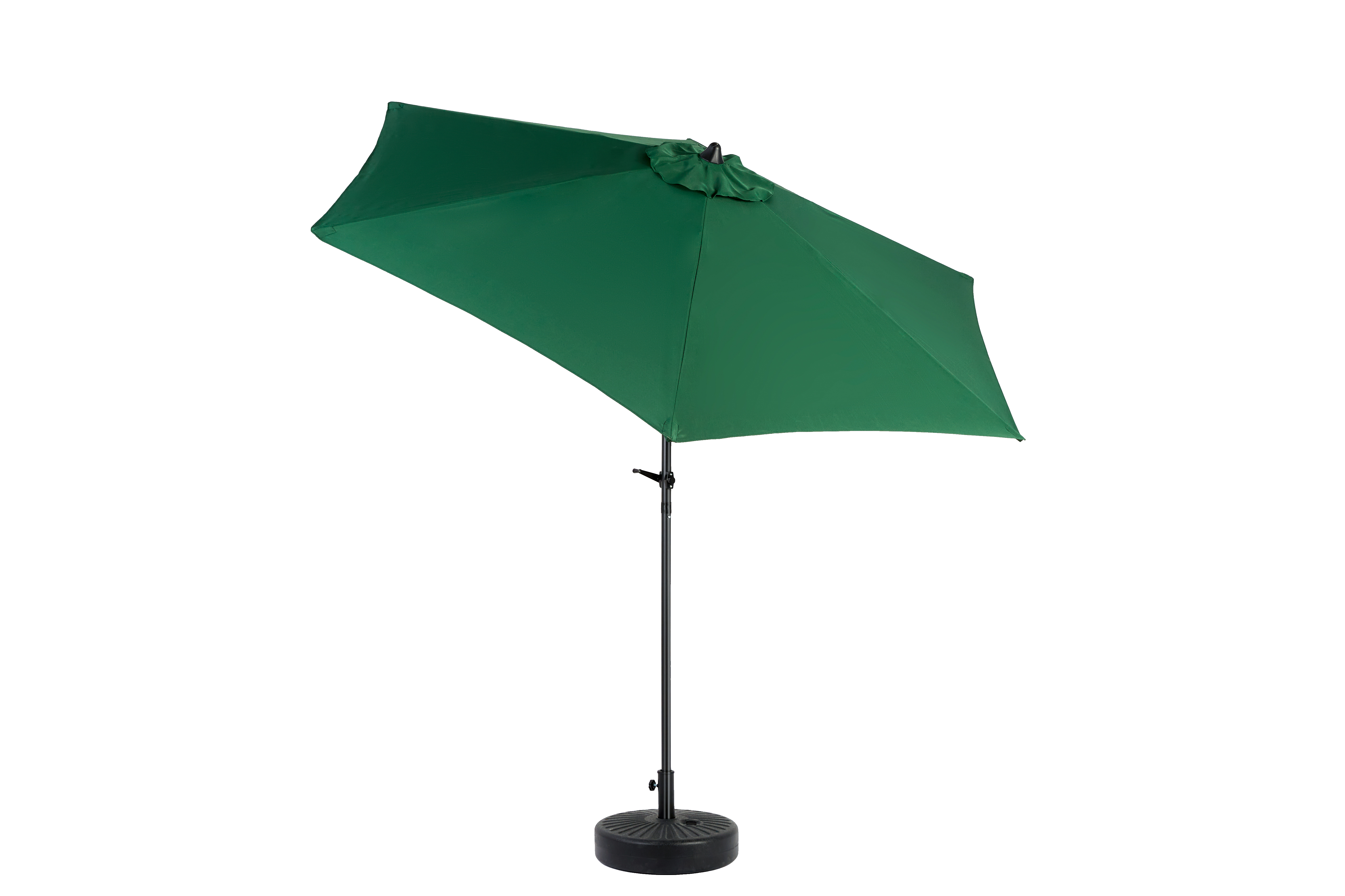 9 ft Double Sided Outdoor Umbrella Rectangular Large with Crank, Dark Green