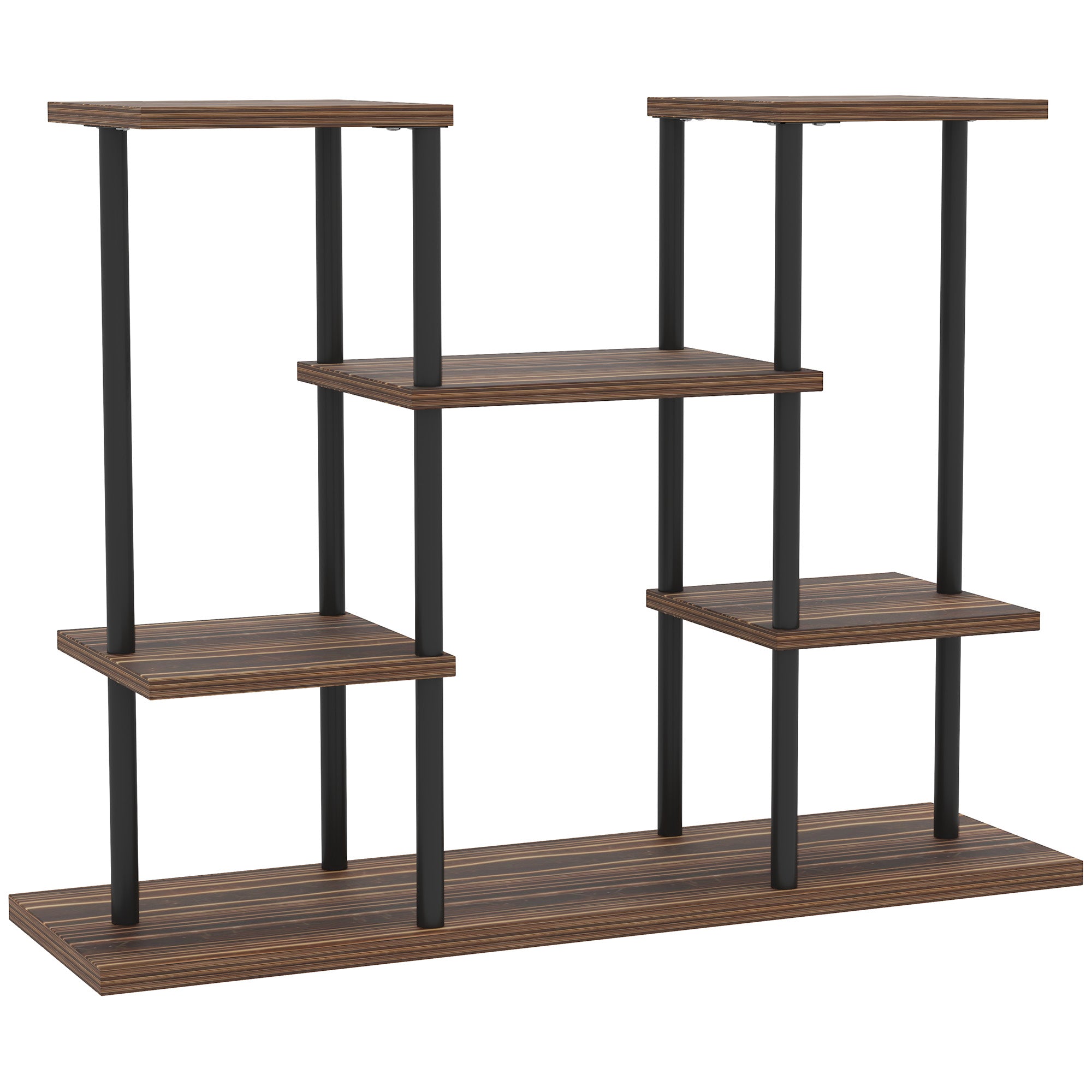 Plant Stand 4-Tier 61.5cm Indoor Outdoor Wooden