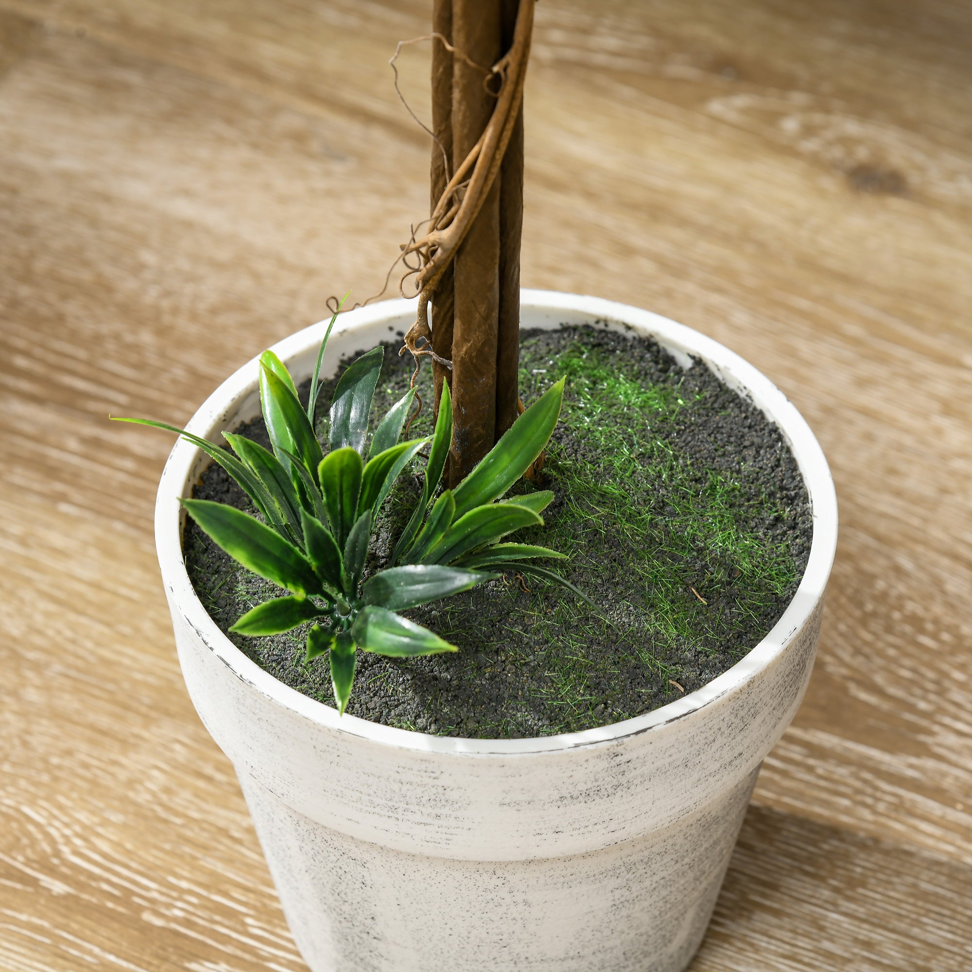 Artificial Lavender Plants, Set of 2, 60 cm, Plastic