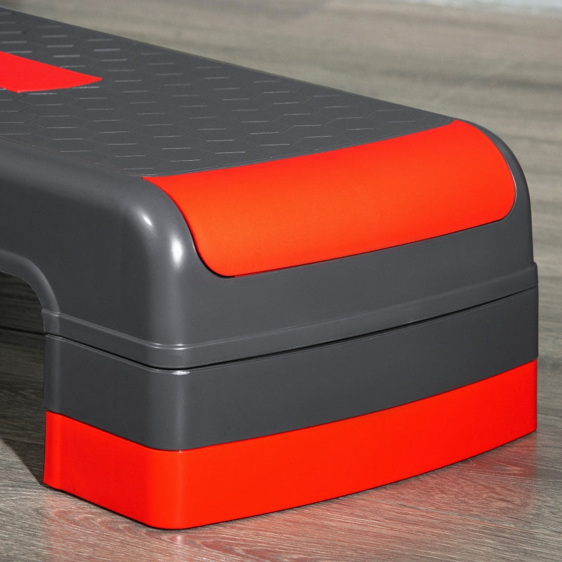 Stepper, Height-Adjustable Aerobic, Red + Black