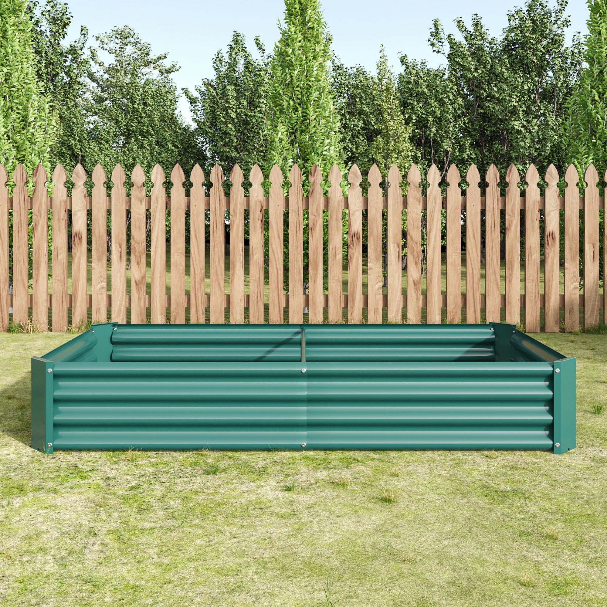 Raised Bed Metal Plant Bed, Robust Sheet Steel, Rust Protection, Anthracite