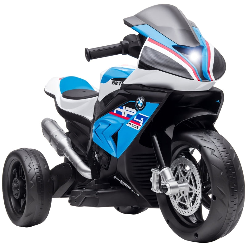 Children's Motorcycle, Electric, Headlights, 3 Music Modes, Blue