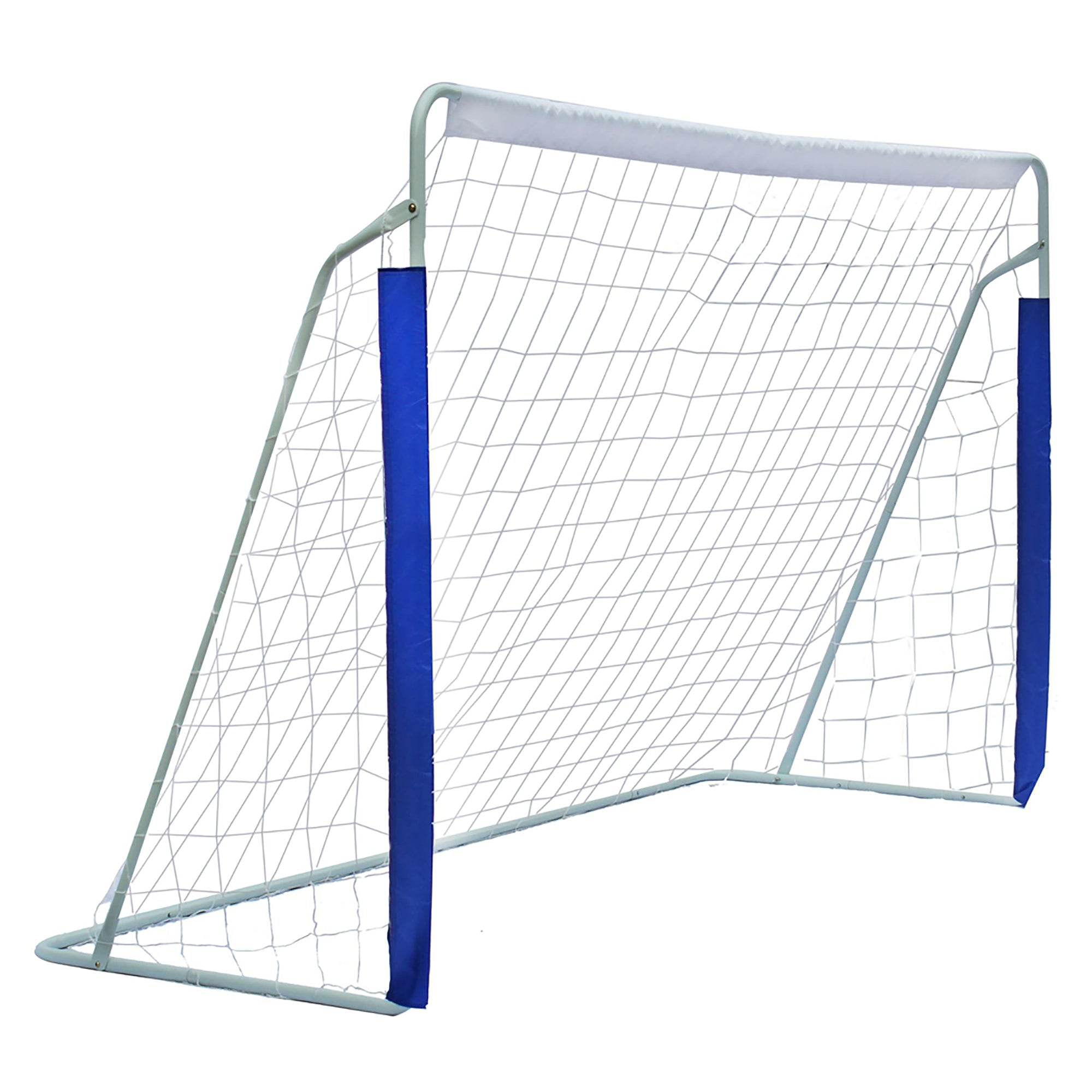 Professional Soccer Goal - Heavy-Duty Steel Frame, Blue