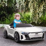 Audi 12V Electric Ride-On, Remote Control, Suspension, White