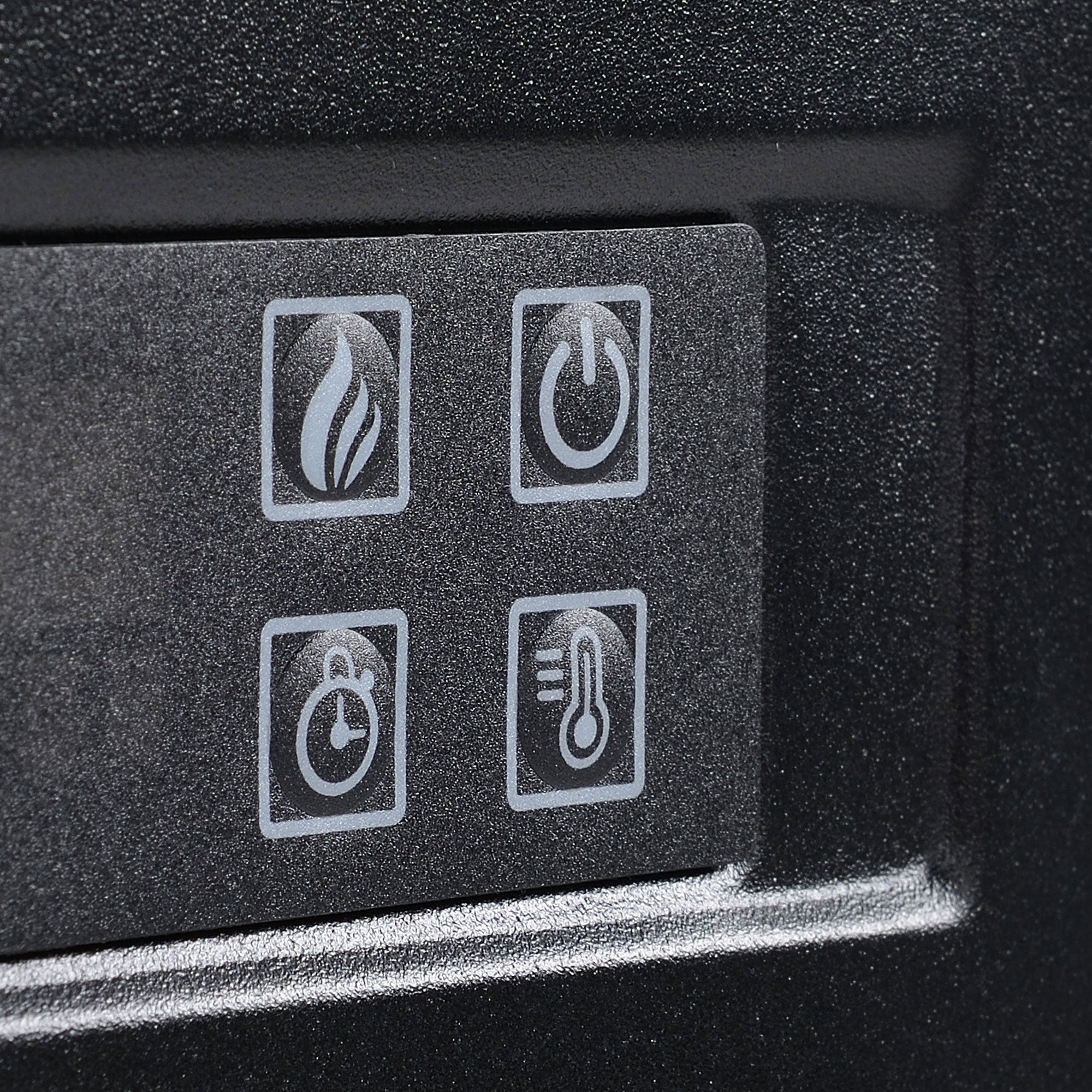 LED Electric Fireplace, Freestanding with Flame Effect & 1800/2000W Heater, MDF White