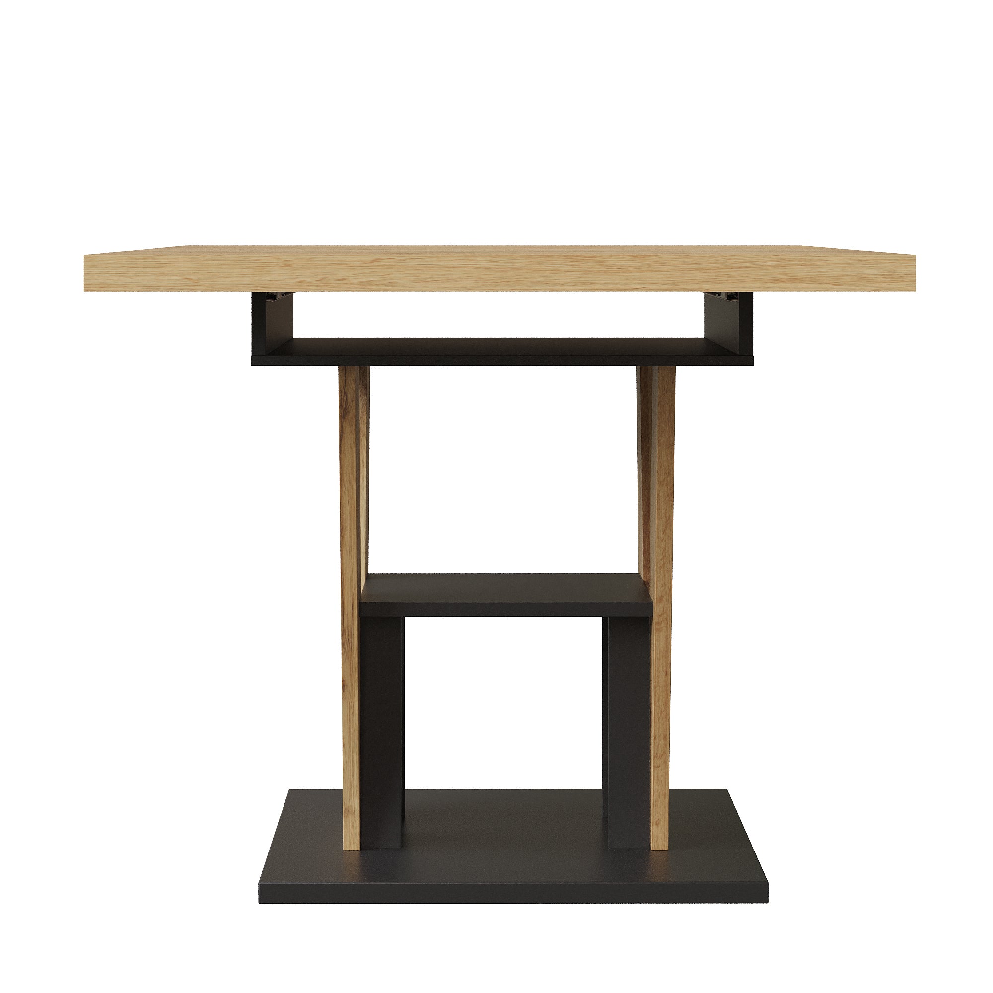 Extendable Dining Table 110(140)x80cm - Wood Grain