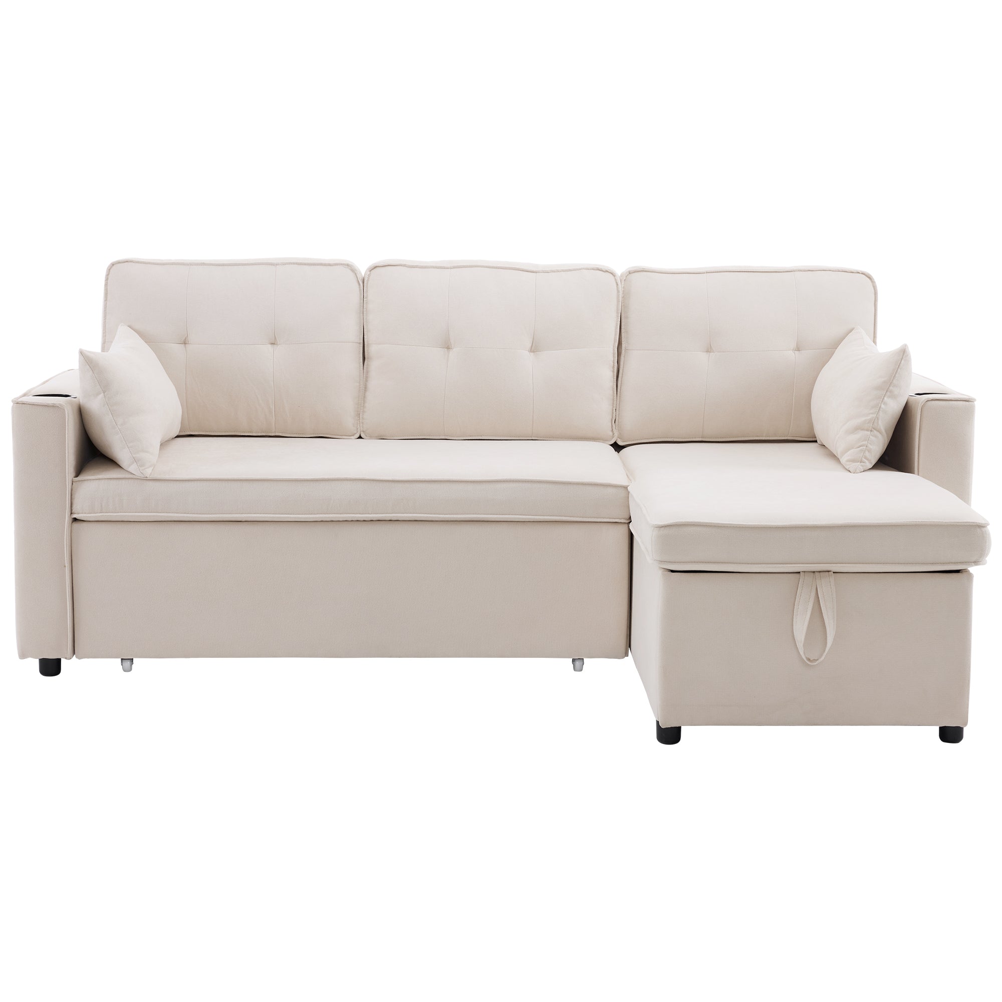 Chaise Longue Sofa, Parcel 2, Beige