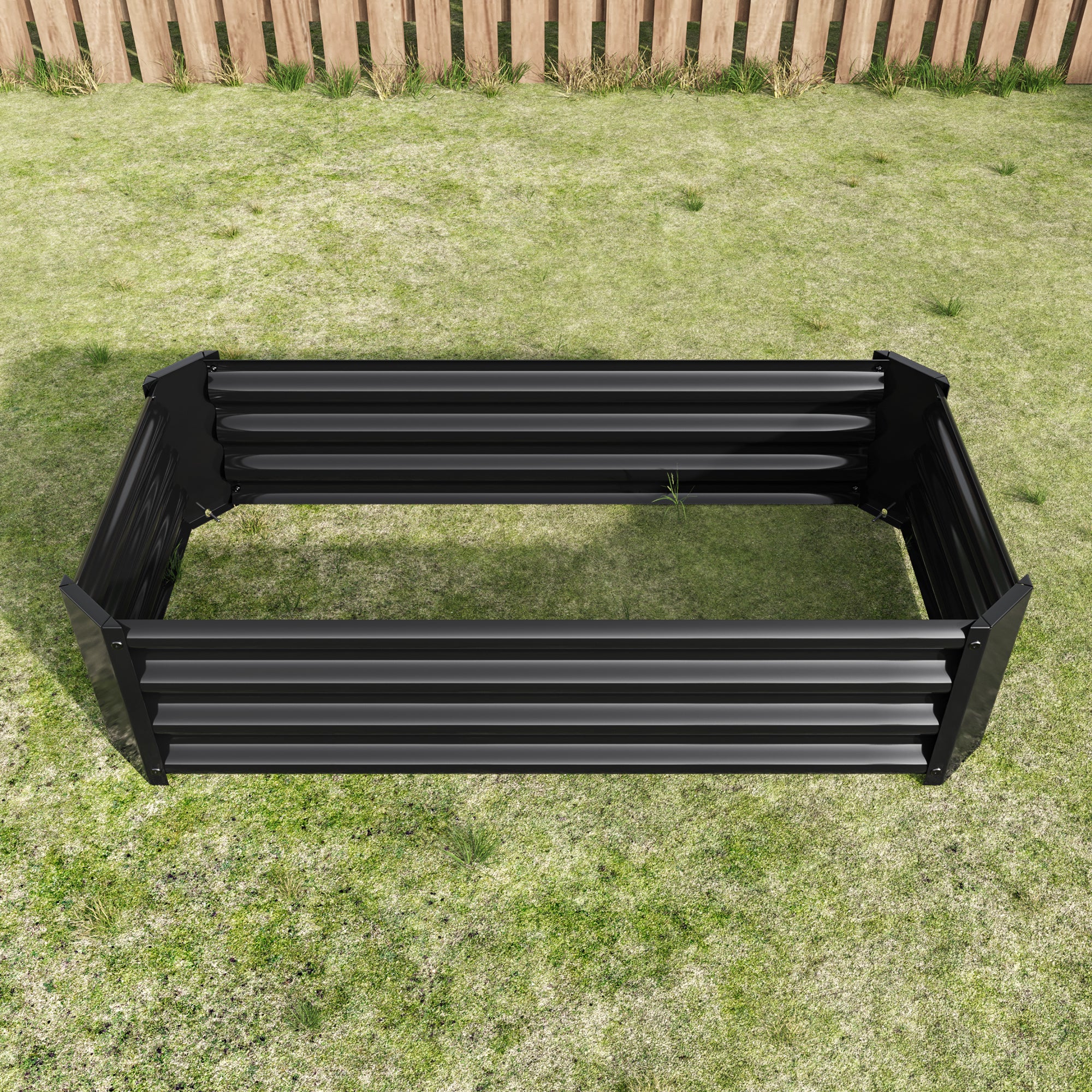 Raised Bed Metal Plant, Steel Rust Protection, Anthracite