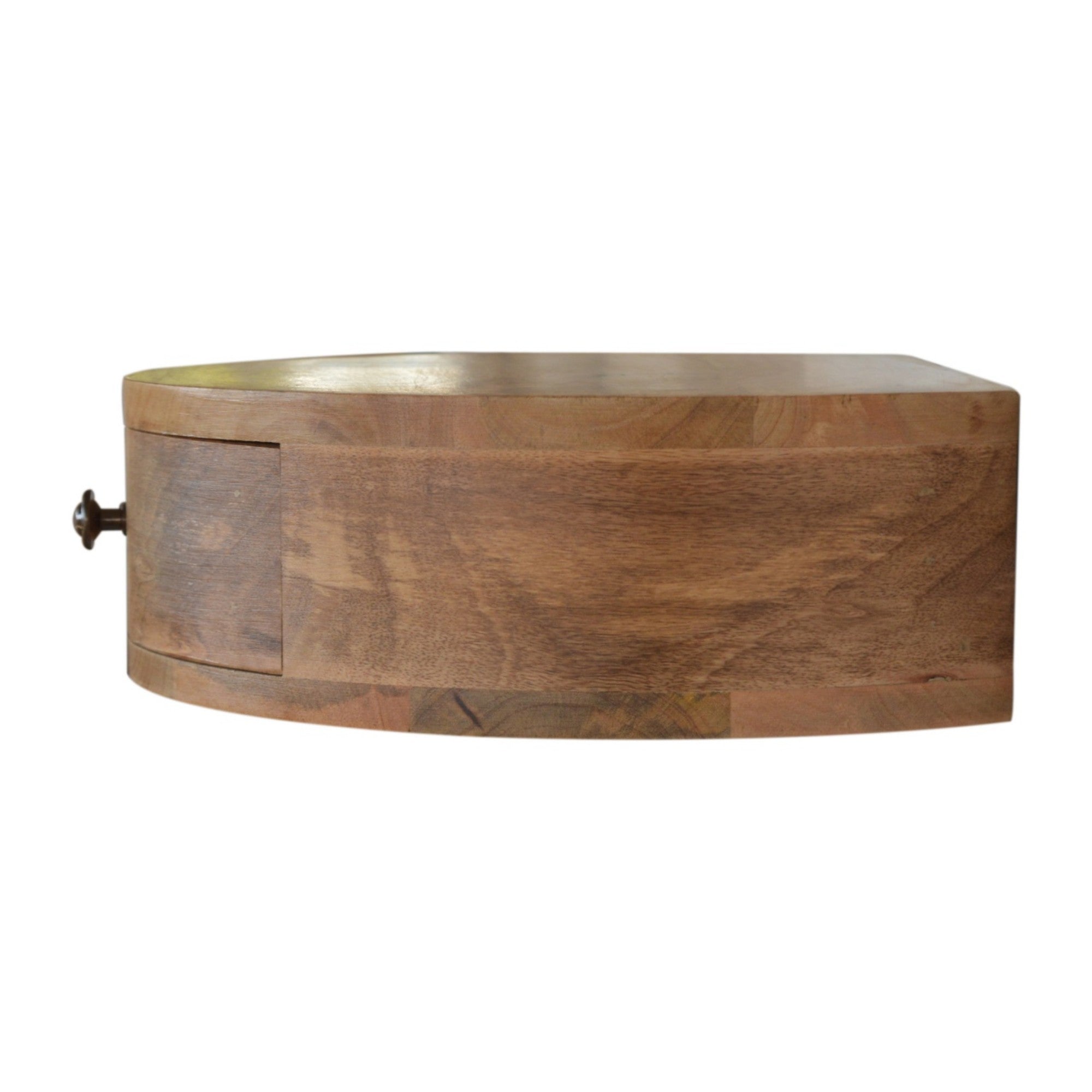 Solid Wood Multi Bedside, Nordic Style 4 Drawers, Light Brown