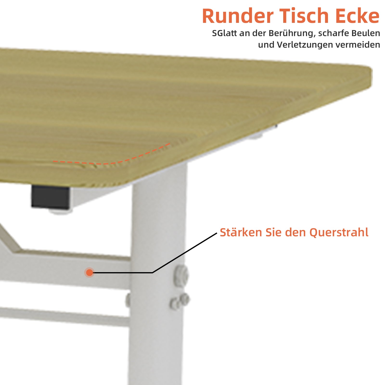 Adjustable Study Desk, Height-Adjustable Multi-Purpose Home/Office, Compact Design