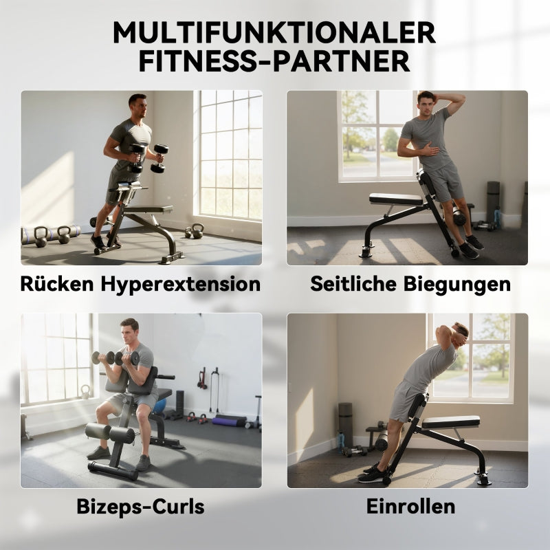 Training Bench Steel Frame - Black