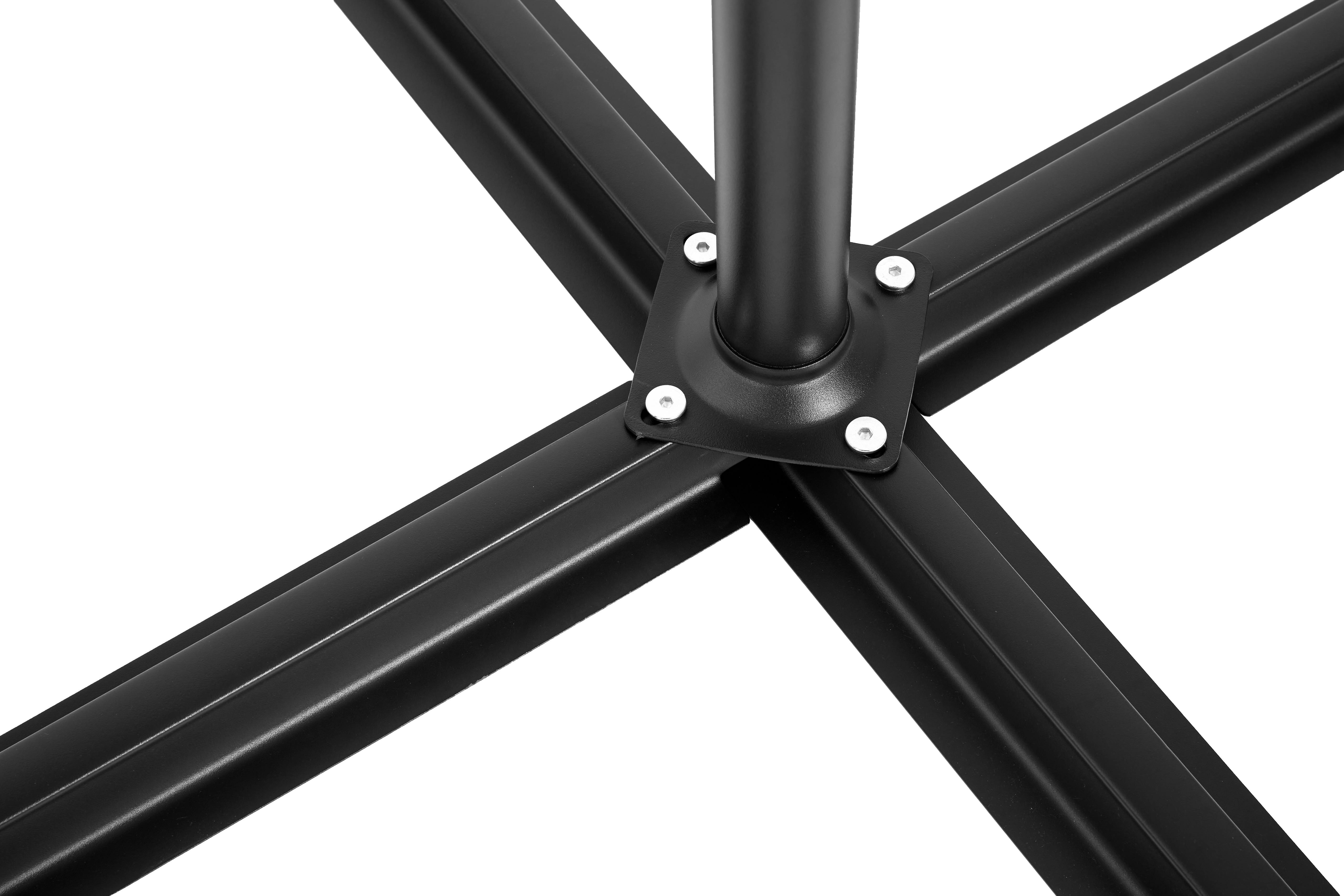 Outdoor Umbrella Rectangular 14.8 Ft Double Sided with Crank, Navy Blue