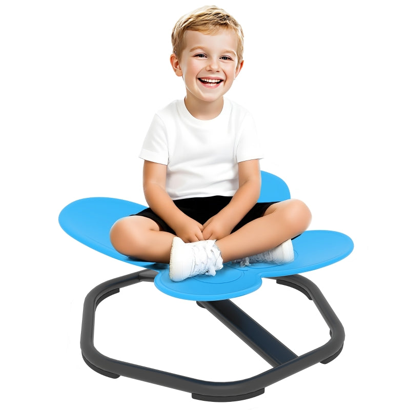 Sensory Swivel Chair, Balance and Coordination, Butterfly Shape, Blue