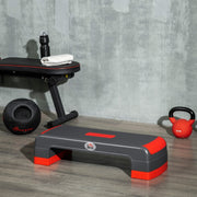Stepper, Height-Adjustable Aerobic, Red + Black