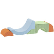 5-Piece Soft Building Block Set for Toddlers, Climbing and Crawling Foam Blocks, Cord Material, Bunt