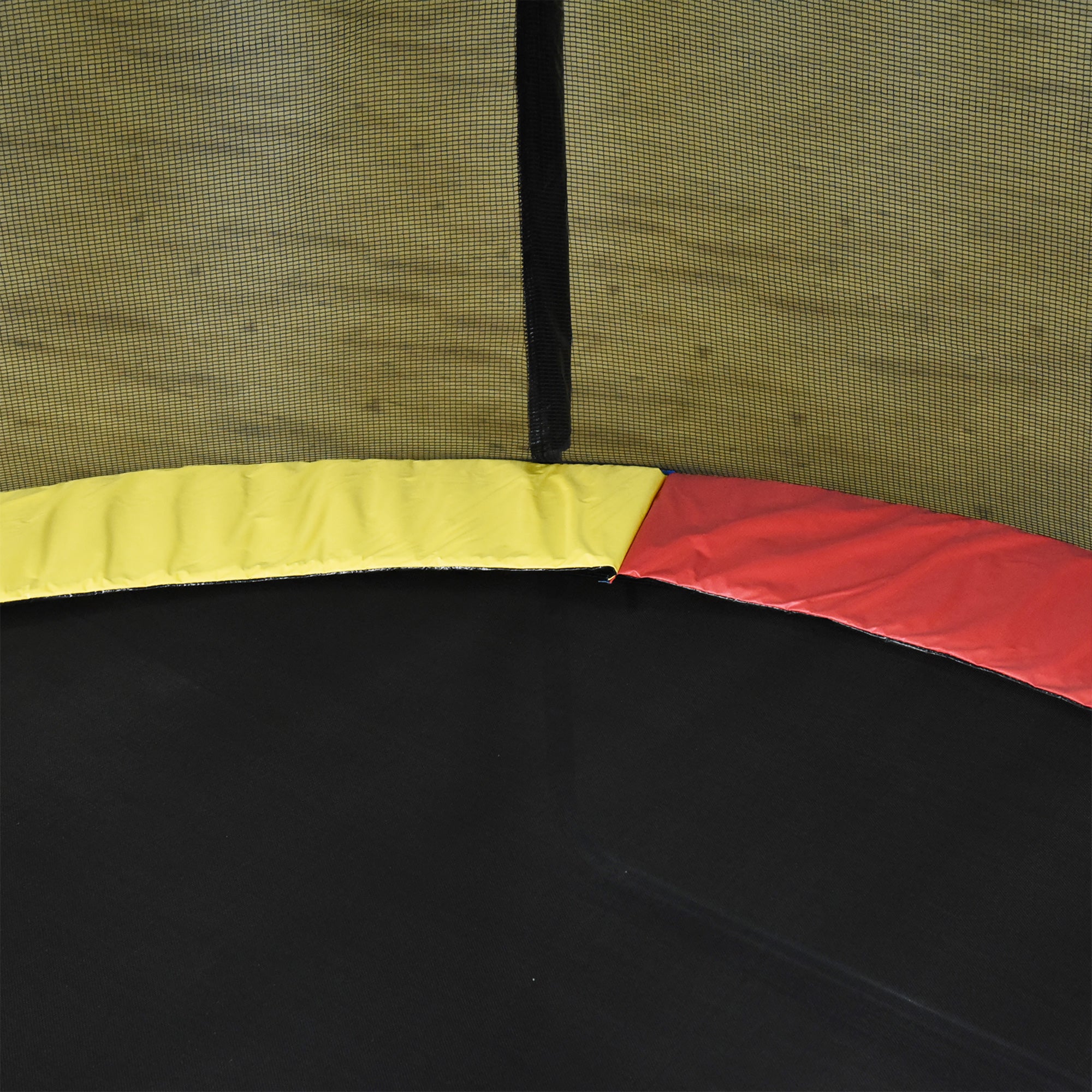 Trampoline Accessory Set, Safety Net, Edge Cover & Ladder, Colorful