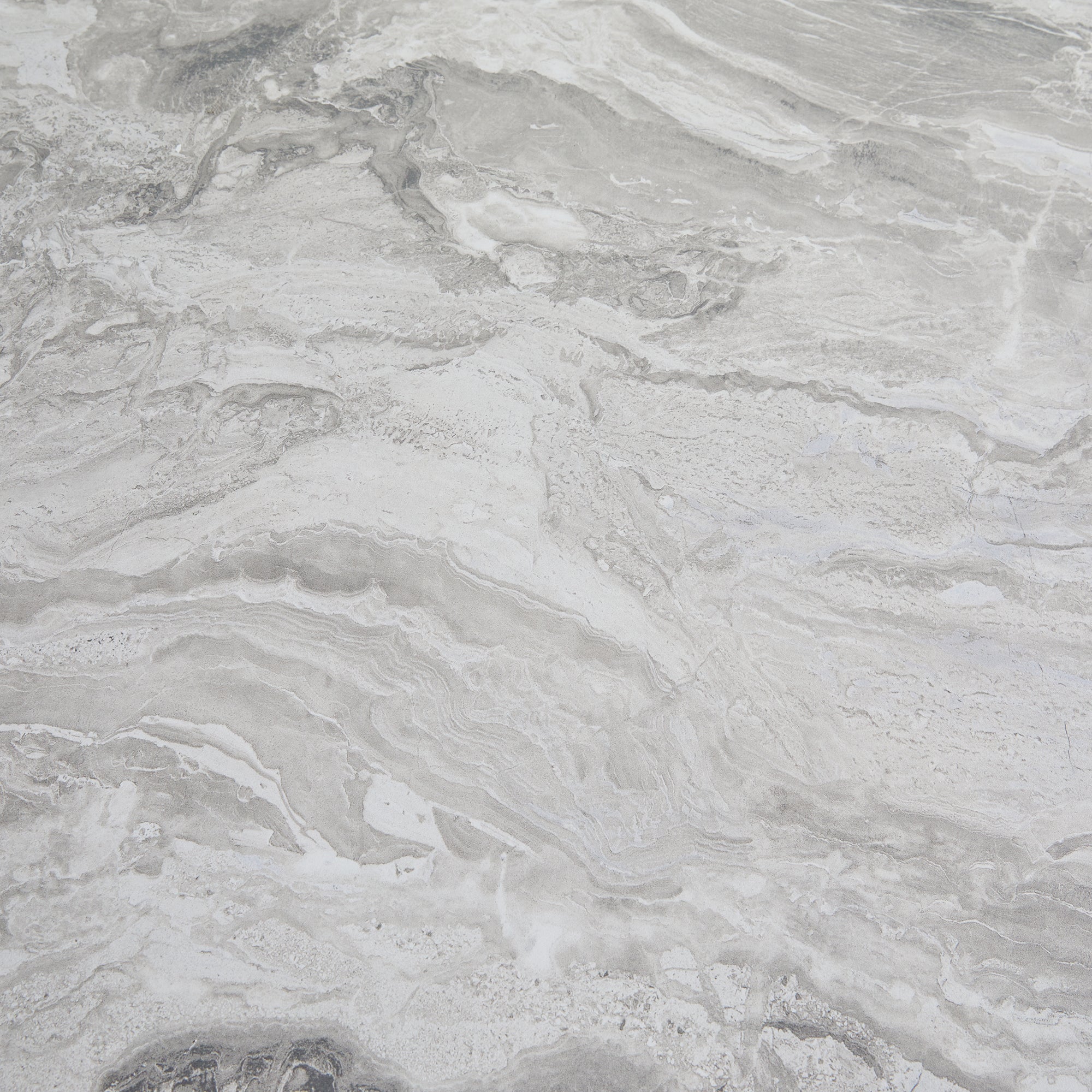 Telescopic Dining Table, Extendable Space-Saving Kitchen Table, Grey