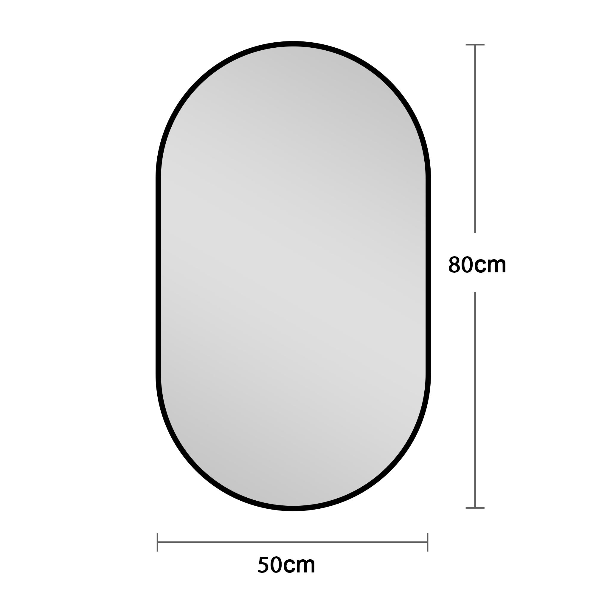 Bathroom Mirror 6035 50x80cm