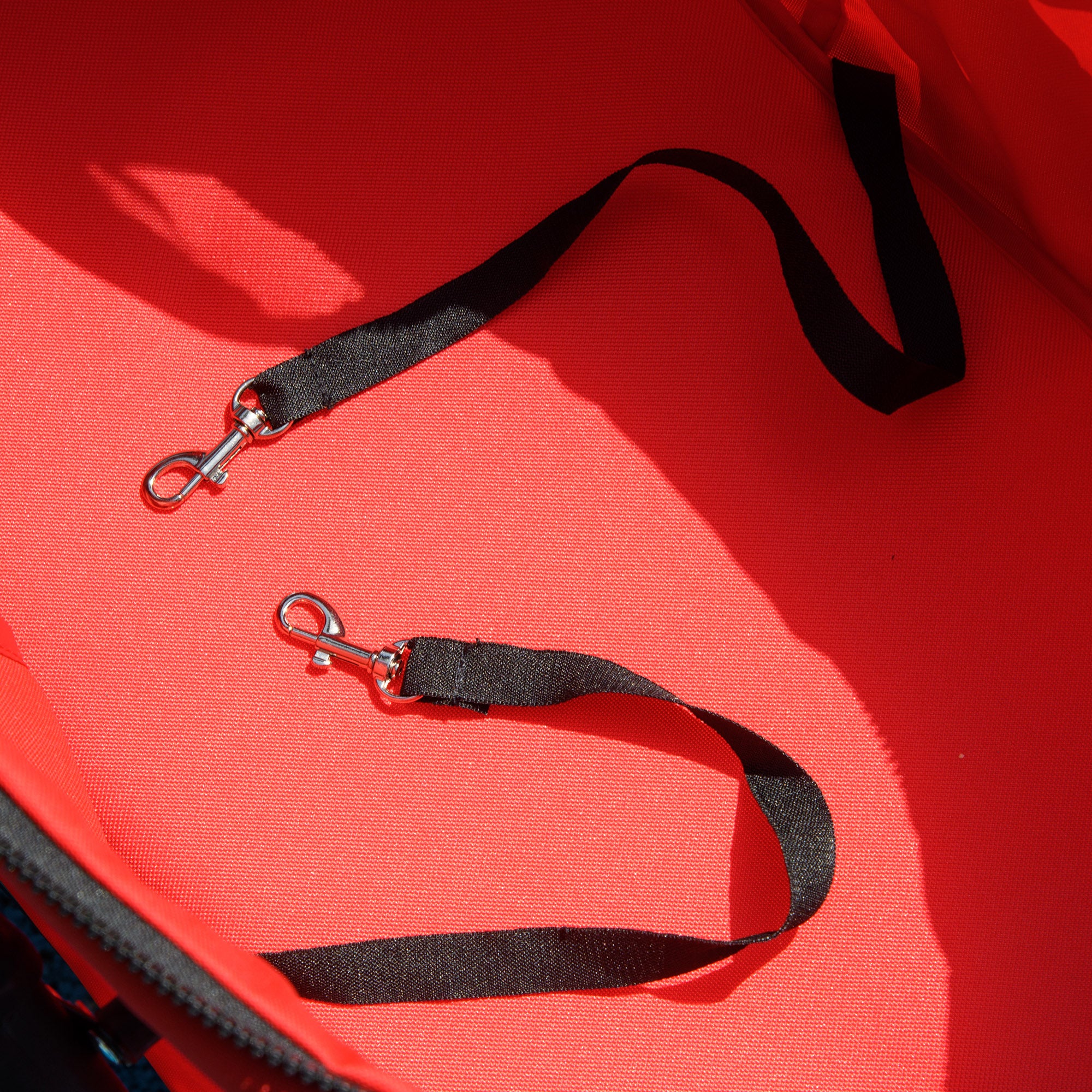 Dog Buggy Foldable Small Dogs & Cats, Oxford Red