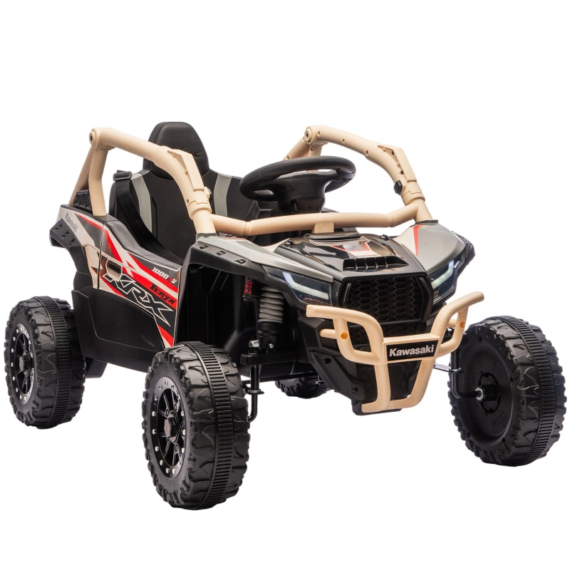 Electric Off-Road Vehicle for Children with Remote Control and LED Lights, Yellow