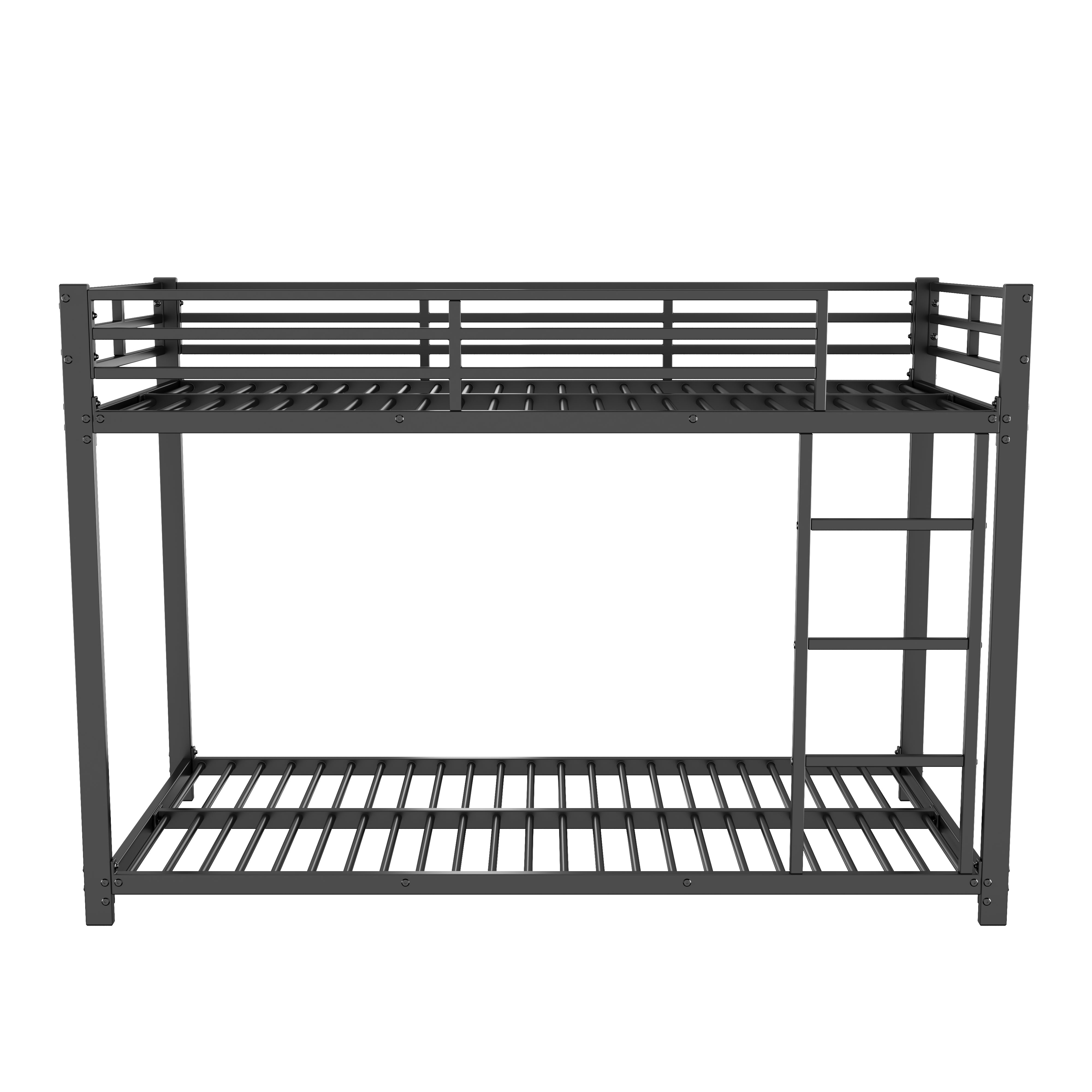Children's Bunk Bed 90x200 Classic Iron Black