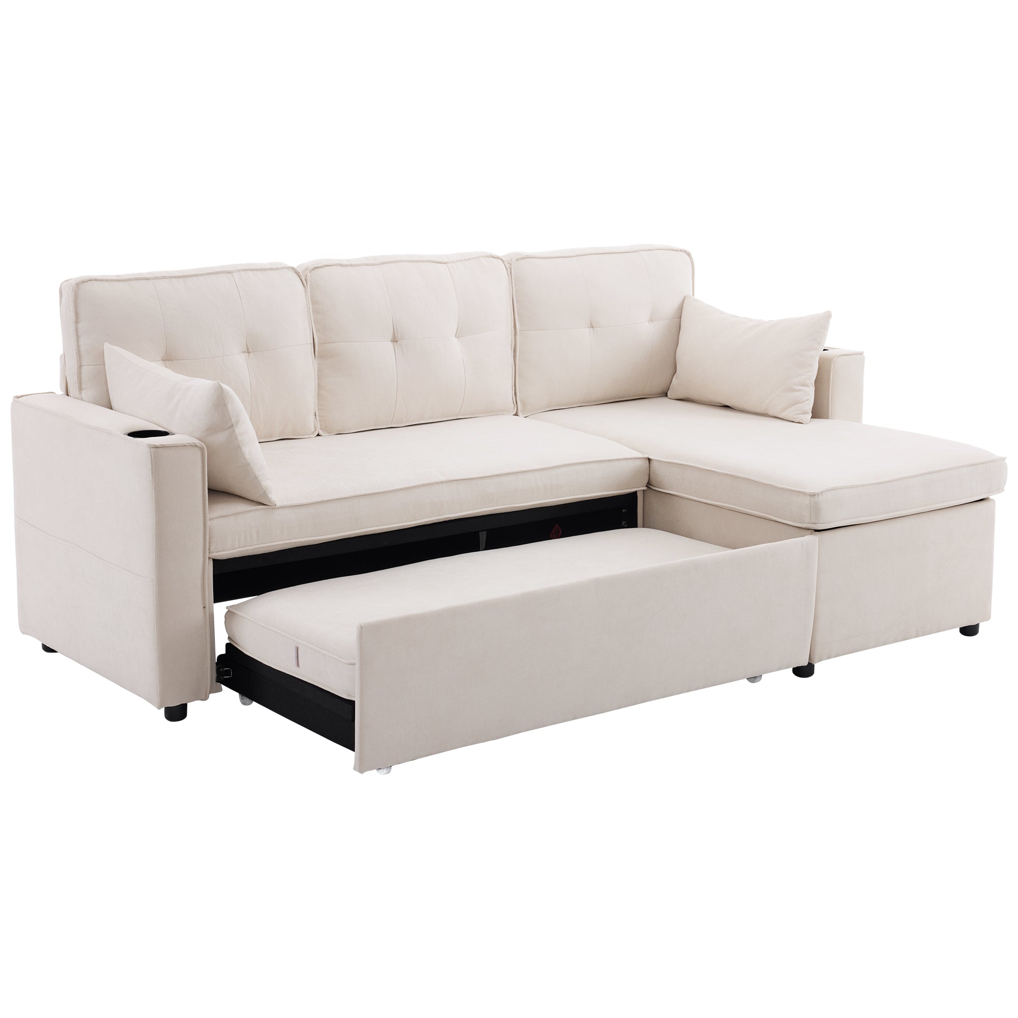 Chaise Longue Sofa, Parcel 2, Beige