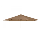 Alexander Rose Parasol - 300cm Diameter (Taupe / Brown)