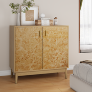 Wooden Cabinets with Adjustable Shelves, Solid Wood