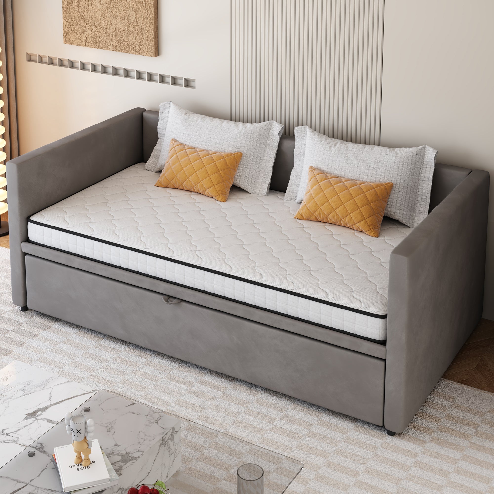 Spring Mattress 90x190cm H3 Firmness Lumbar Support Rolled Spring