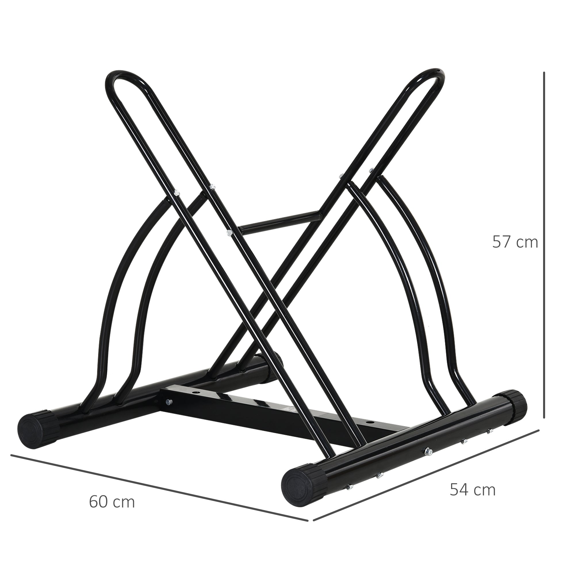 Bicycle Stand Assembly Stand Sturdy Metal, Black