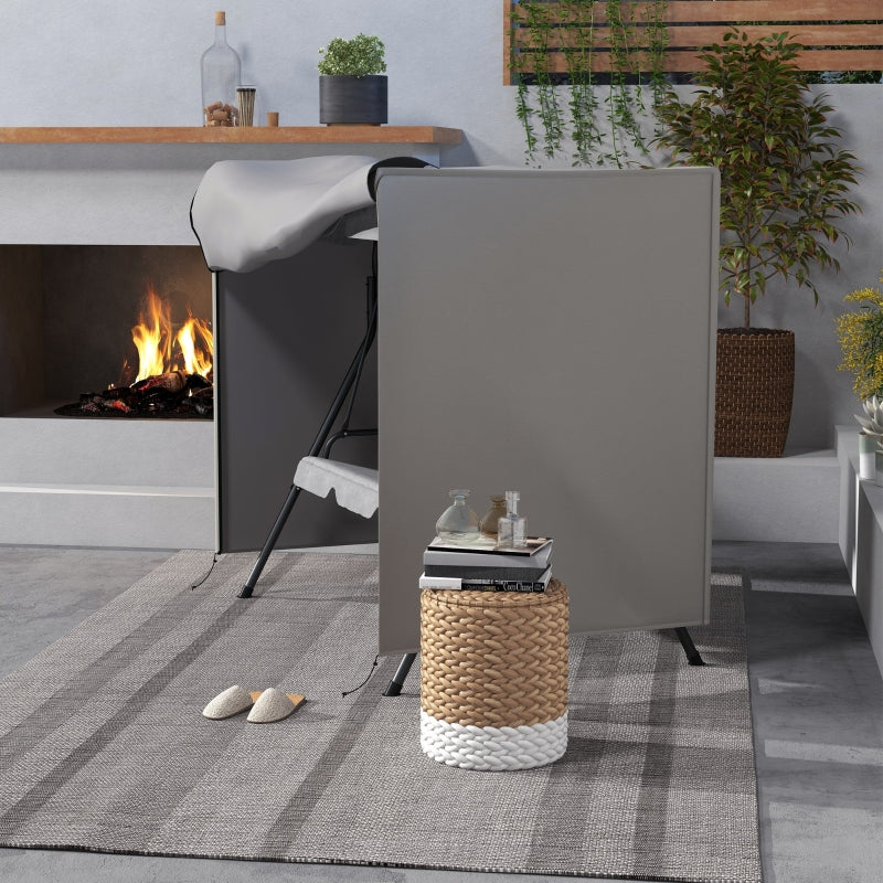 Garden Swing Cover, Waterproof Sun Protection, Oxford Fabric Grey