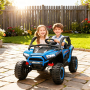 Kids' Electric UTV with 2-Seater and Remote Control, Blue