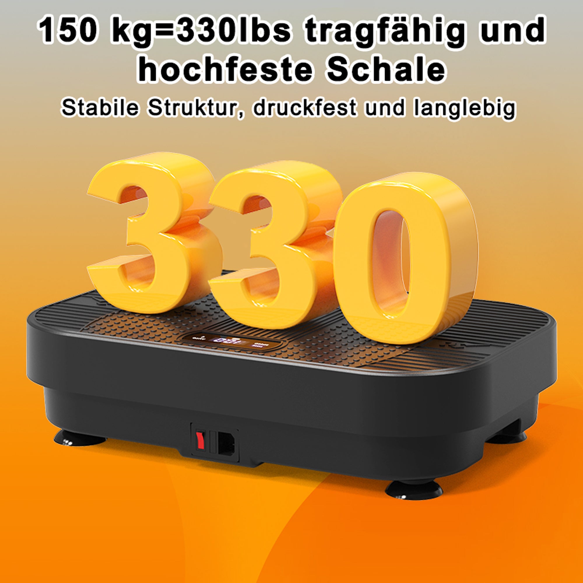 Vibration Plate Full Body Workout Fitness Platform with BT Music, Home Gym Device